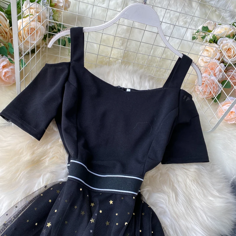 Женское винтажное платье SINGRAIN корейское повседневное Сетчатое лоскутное