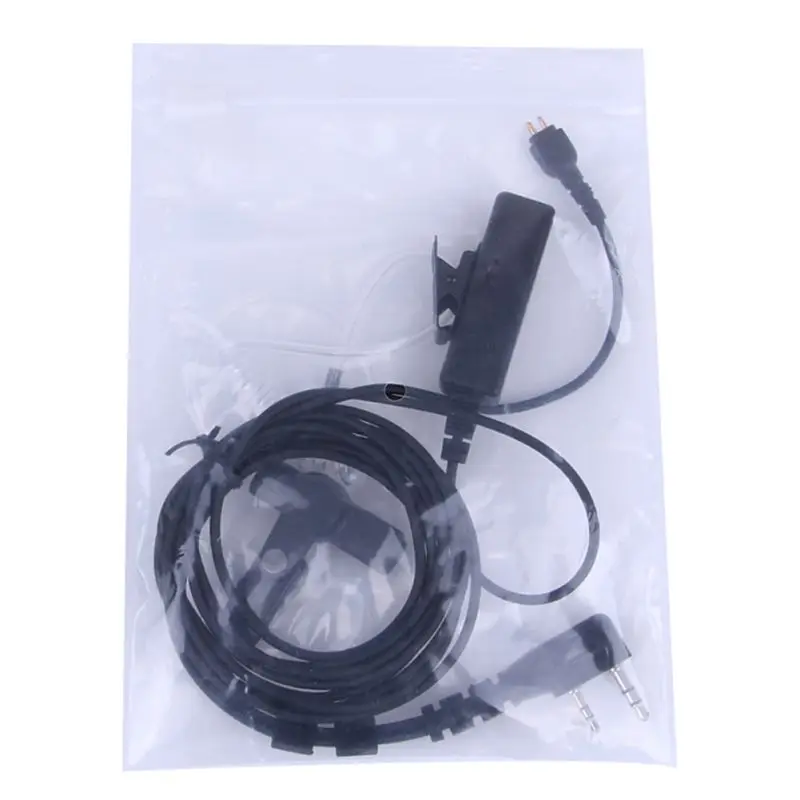 

Hot Selling TK ong Microphone Clear Tube Anti-radiation Security Headset Earphone Earpiece for Baofeng Walkie Talkie Earpiece