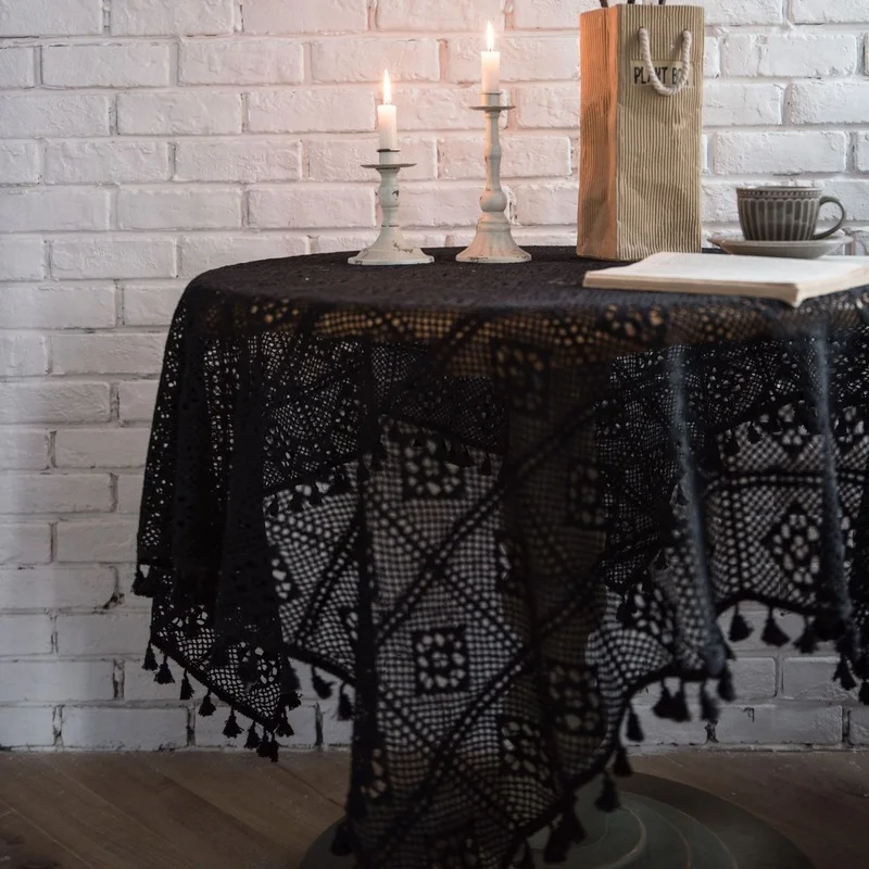 

Mantel 3d Decorative Table Cloth Lace Tablecloth Rectangular Tablecloths Dining Table Cover Obrus Tafelkleed Mantel Mesa Nappe
