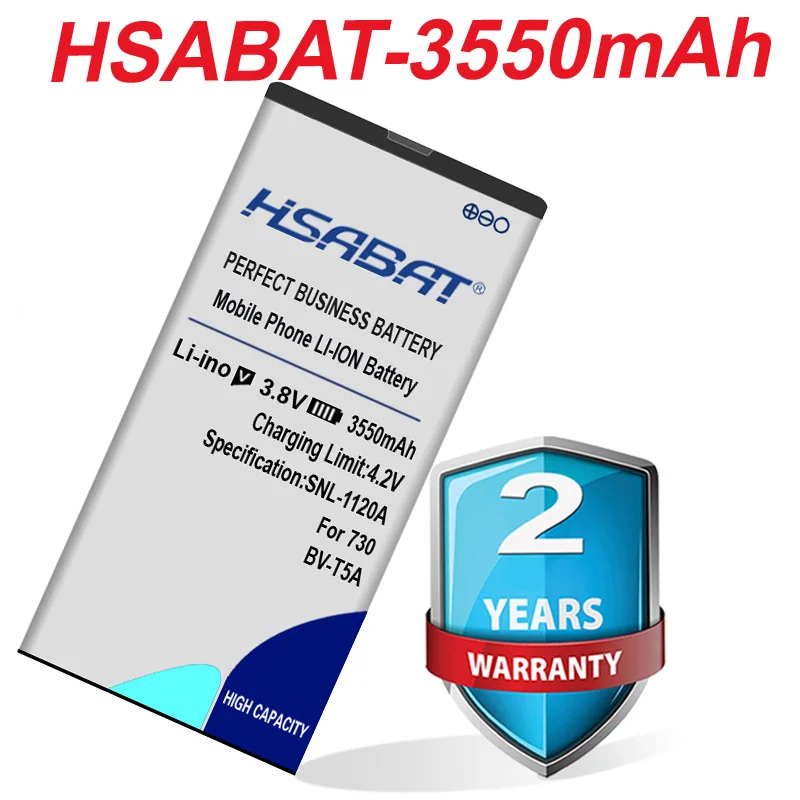 Аккумулятор HSABAT 3550 мАч BV T5A для Nokia Lumia 730 735 738 Superman RM 1038 1040|battery for|battery for nokiabattery nokia |