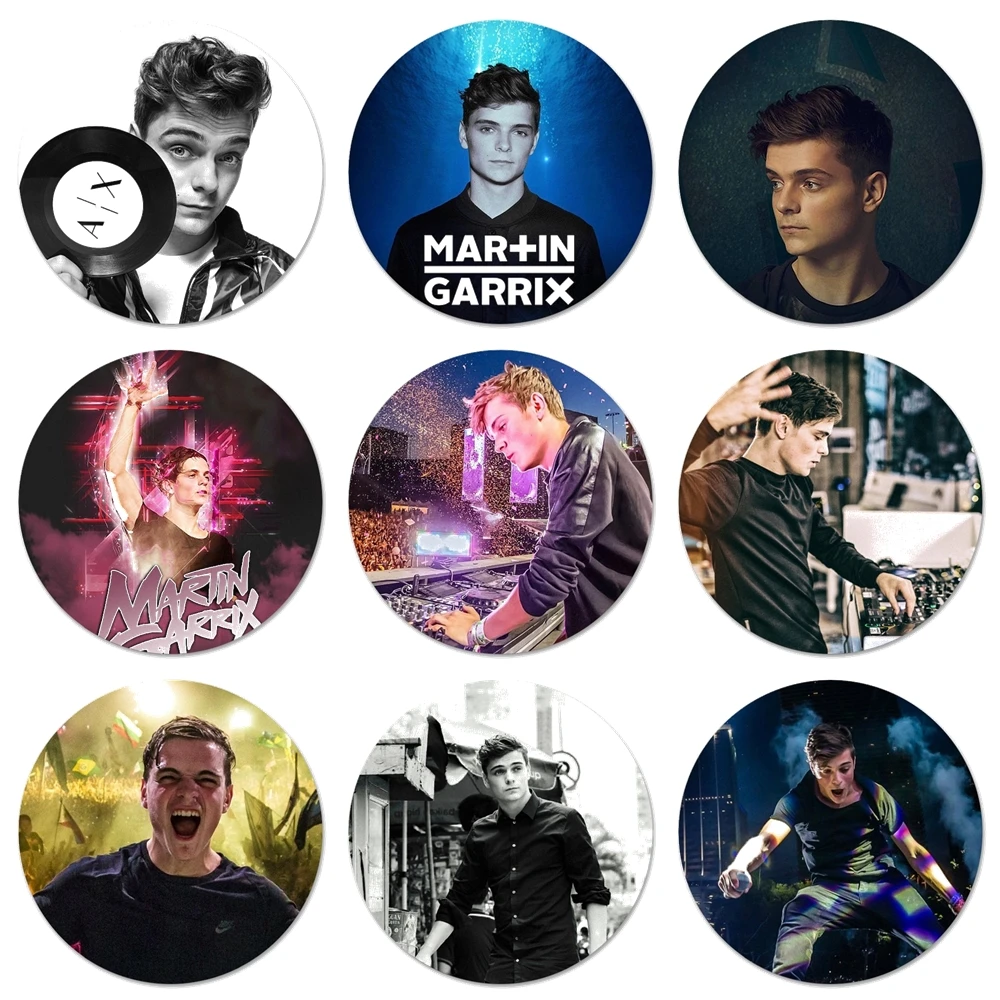 

58mm Martin garrix Newest Fashion Icons Pins Badge Decoration Brooches Metal Badges For Clothes Backpack Decoration