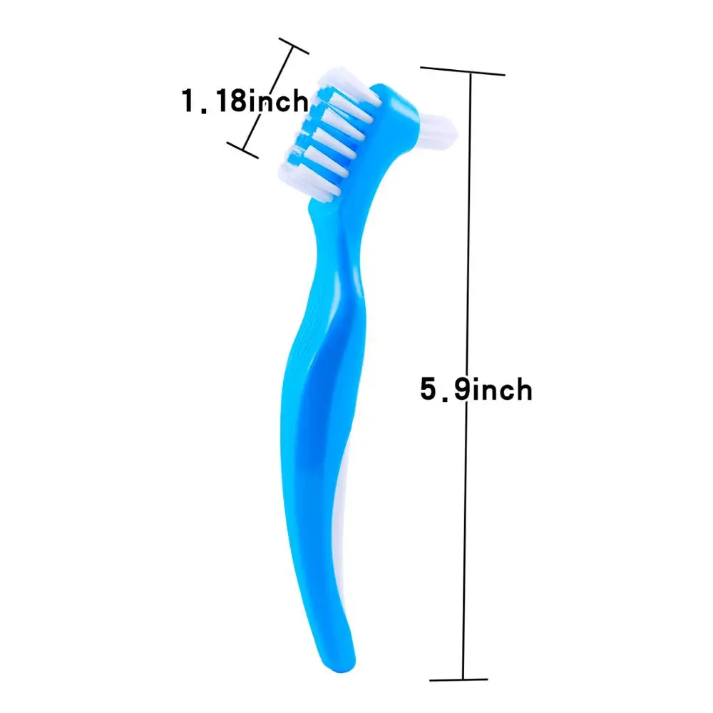 Протез зубная щетка для чистки Уход за зубами w/Многослойные щетиной из двух