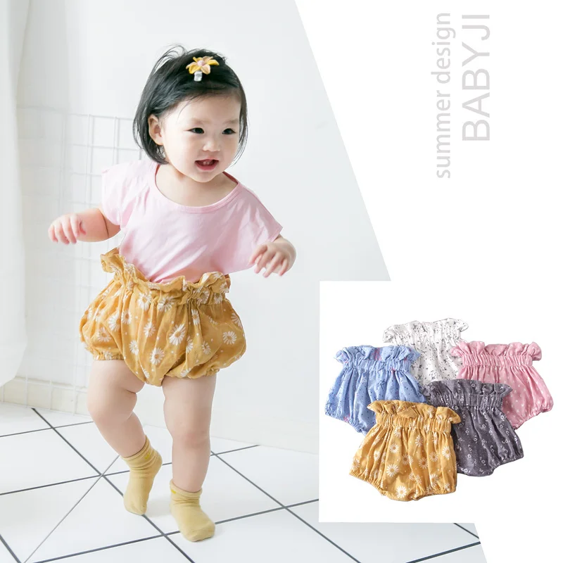 0-3 years summer girls clothes new cotton ruffle bloomers toddler baby girl clothing PP shorts