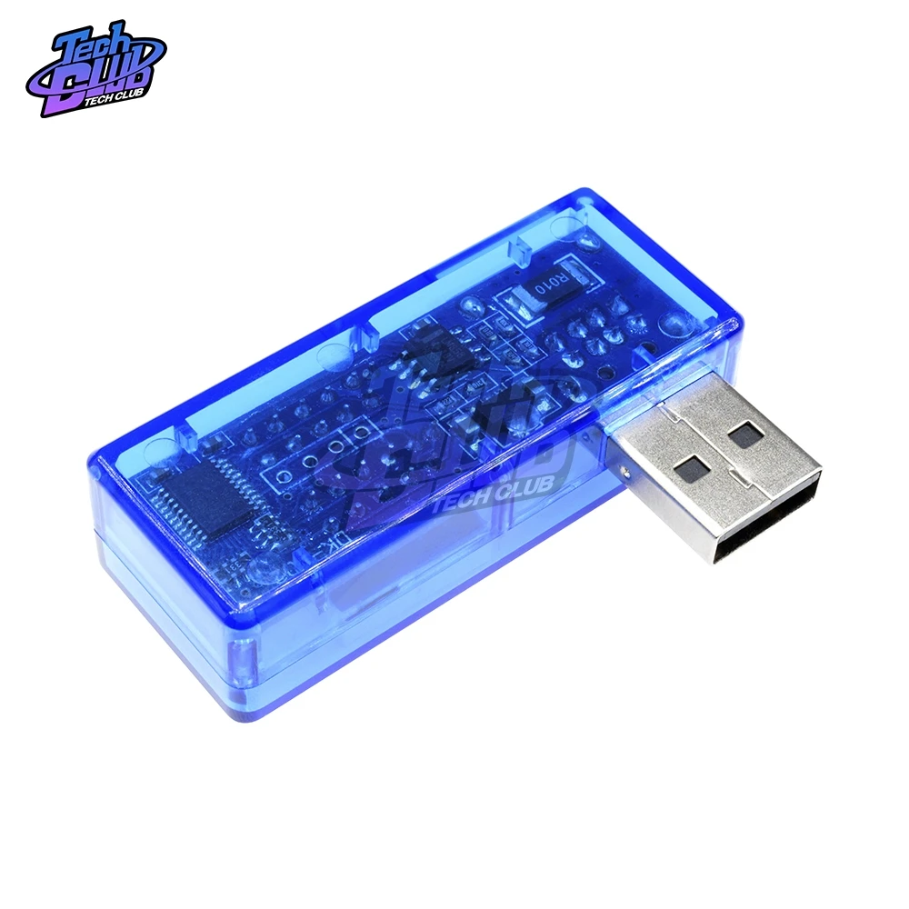 Цифровой USB-тестер для измерения напряжения и силы тока с ЖК-дисплеем |