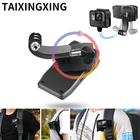 Зажим для рюкзака с поворотом на 360 градусов для Go Pro Hero 8 7 6 5 4 Xiaomi Yi Sjam SJ4000 DJI аксессуары для экшн-камеры