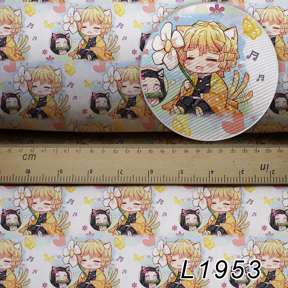 50 см * 140 мультяшная печатная ткань из полиэстера и хлопка для изготовления одежды