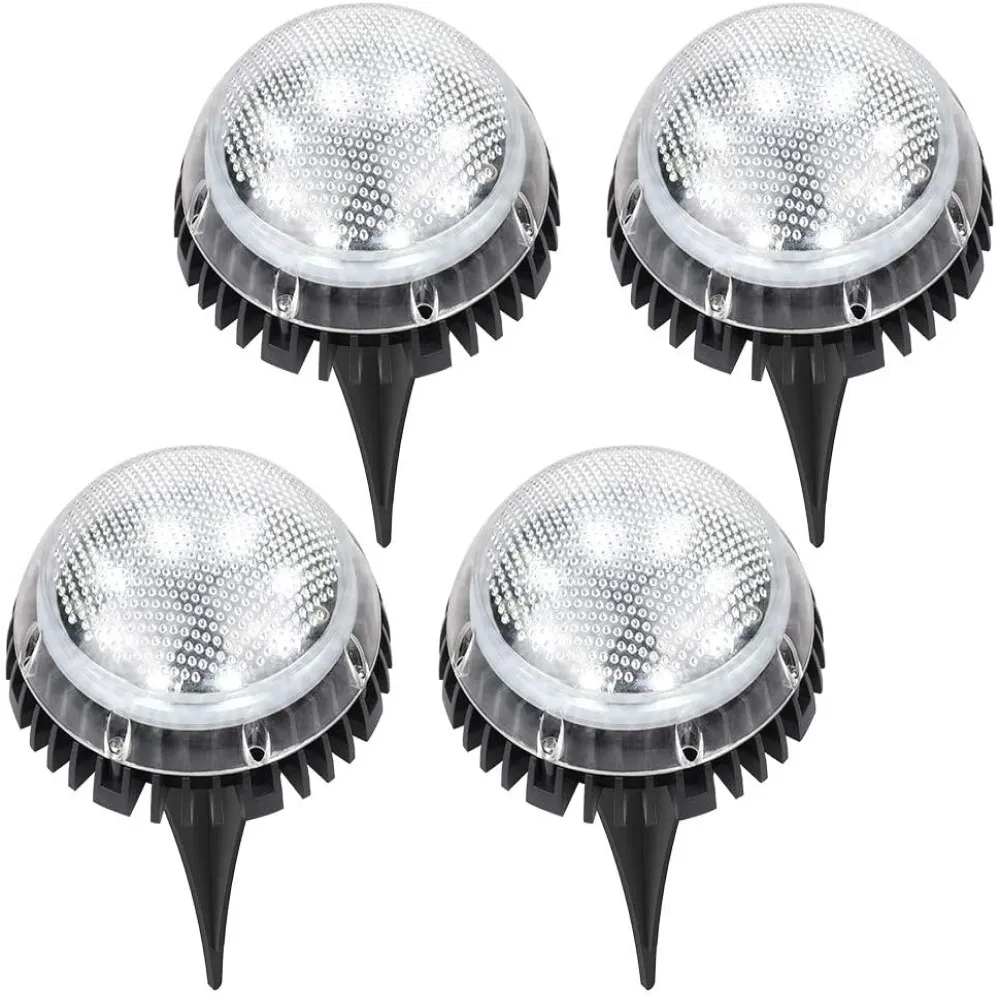 

Садовый фонарь на солнечной батарее, IP67 светсветильник льник с датчиком освещения, водонепроницаемый садовый светильник с 8 светодиодами, с...