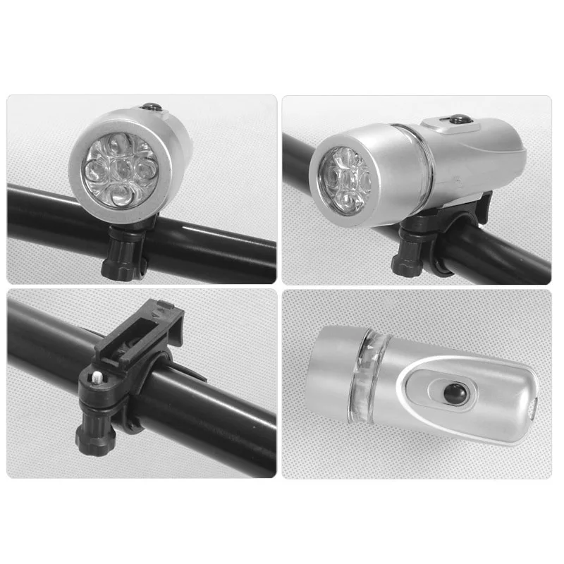 Высокое качество 5 Led велосипедный передний фонарь + задний набор