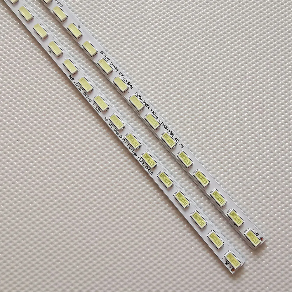 

2 шт./лот 690 мм 66 светодиодов новая светодиодная подсветка для 55 дюймов V12 Edge L/R 3D55A4000IC 6922L-0003A 0004A LC550EUN 6916L0781A 6920L-0001C