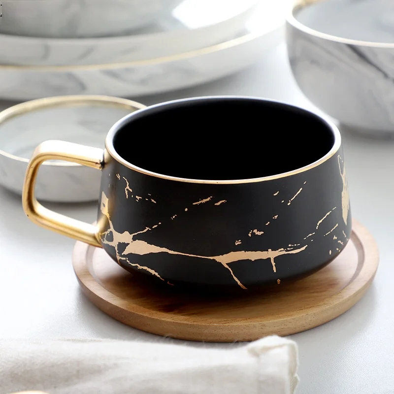

Cat feces Coffee Cups Italian Condensed Coffee Ceramic Cup Saucer Suit afternoon tea Cup Small Coffee Cup with dish spoon Set