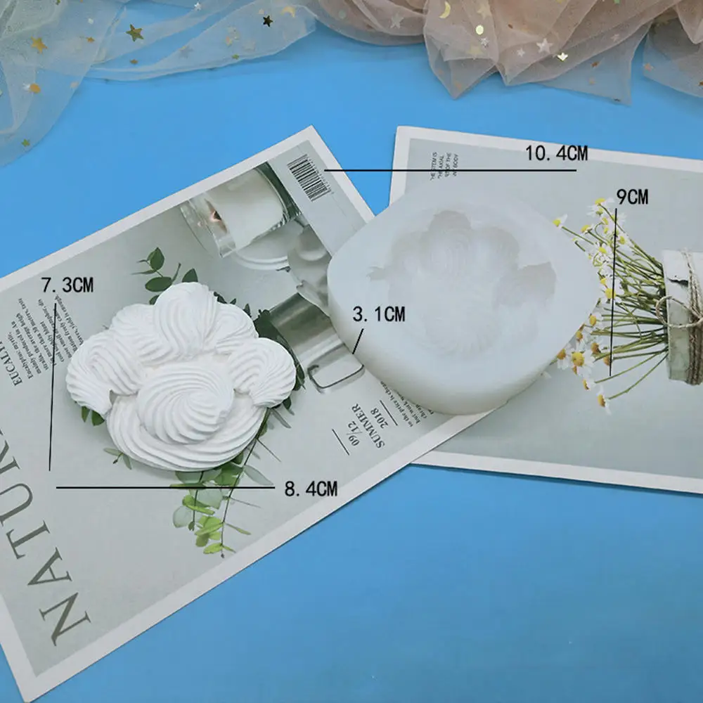 Силиконовая форма для ароматерапии милая 3d-голова собаки Тедди сидячий медведь