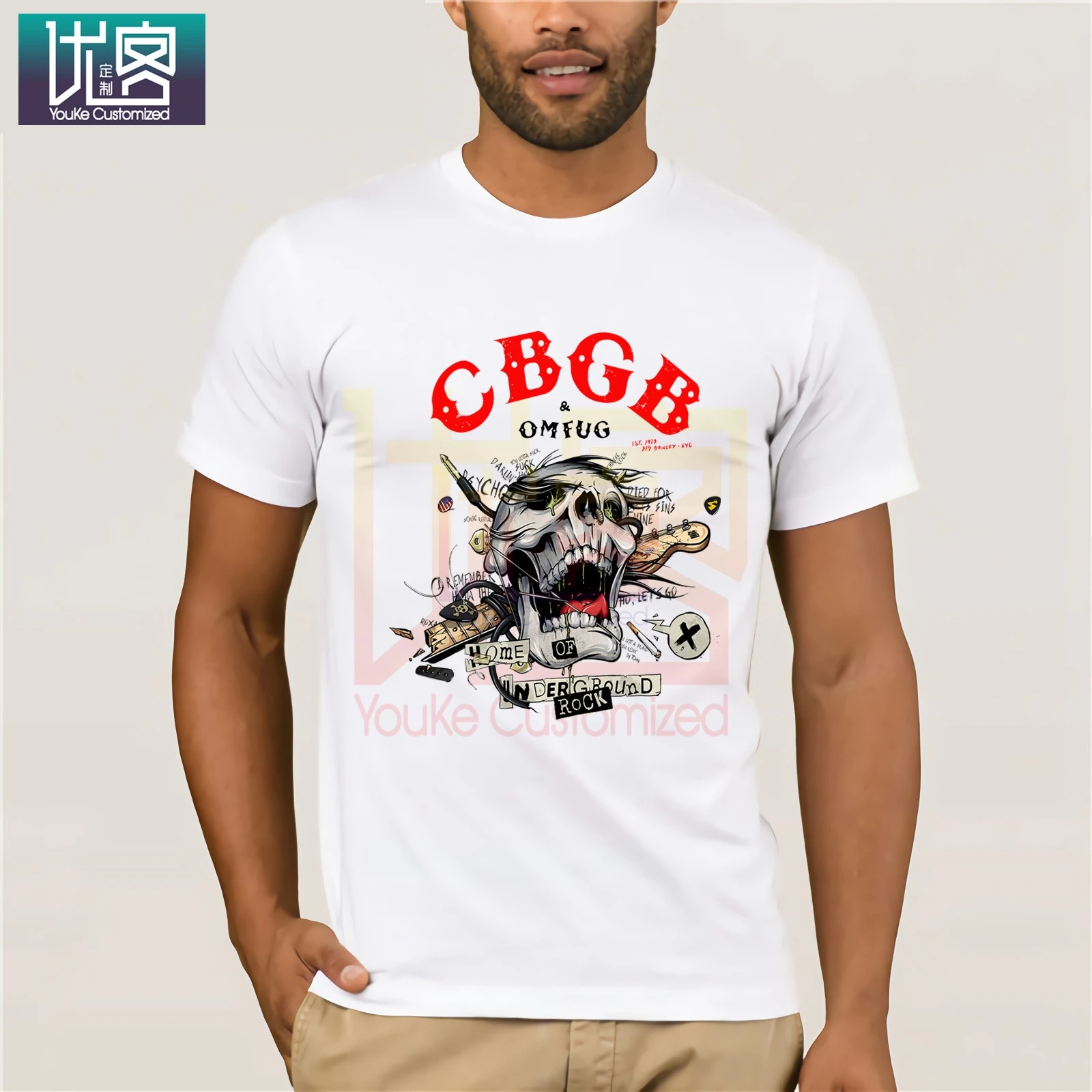CBGB футболка on Behance koleksi комикс книги винтаж вырез лодочкой повседневный топ с