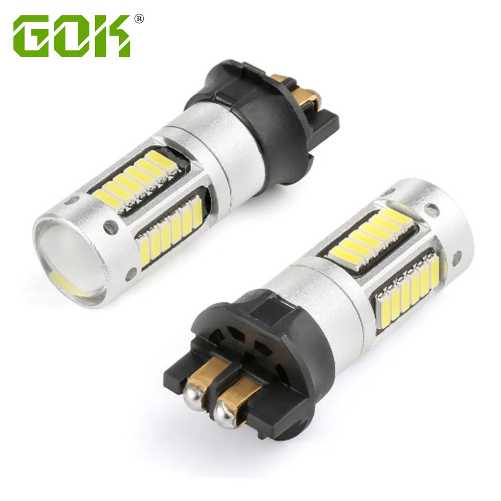 2 50 шт. без ошибок PW24W PWY24W Led ксеноновые белые Желтые желтый 30SMD указатель поворота s