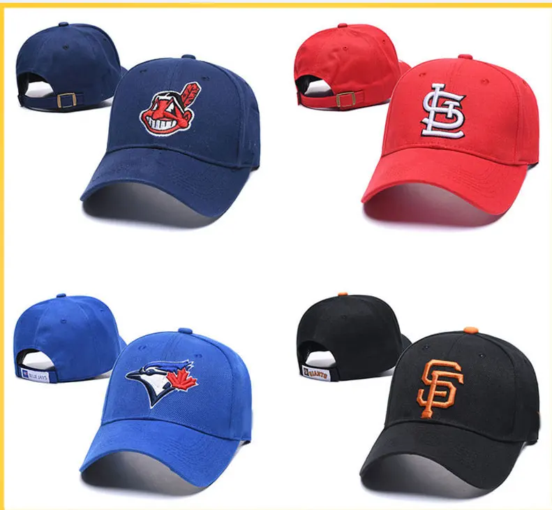 Gorras de equipo de béisbol americano para adultos, Gorras de béisbol con...