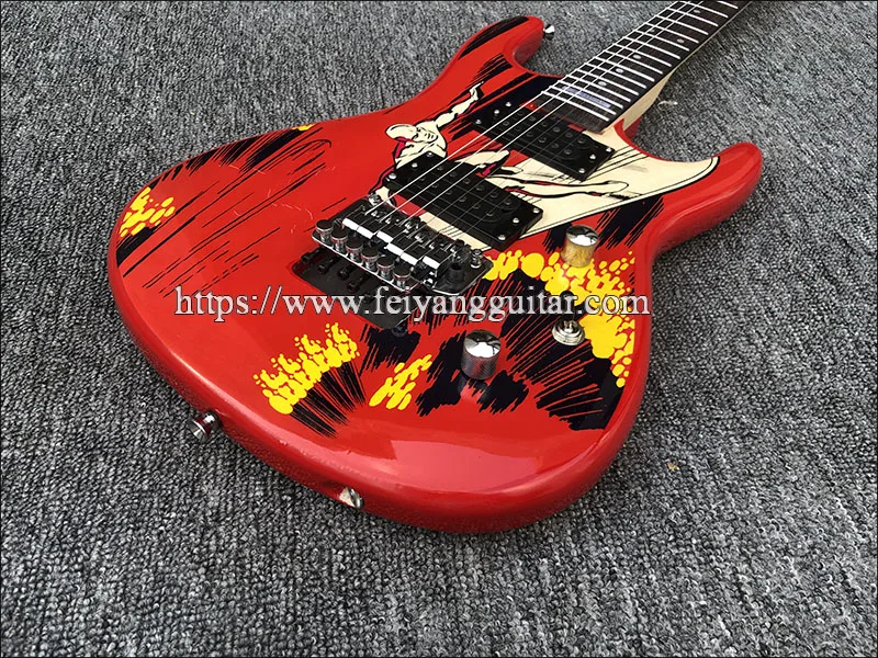 2019 hohe qualität floyd rose st elektrische gitarre seitig aufkleber st elektrische gitarre griffbrett intarsien freies verschiffen free glob