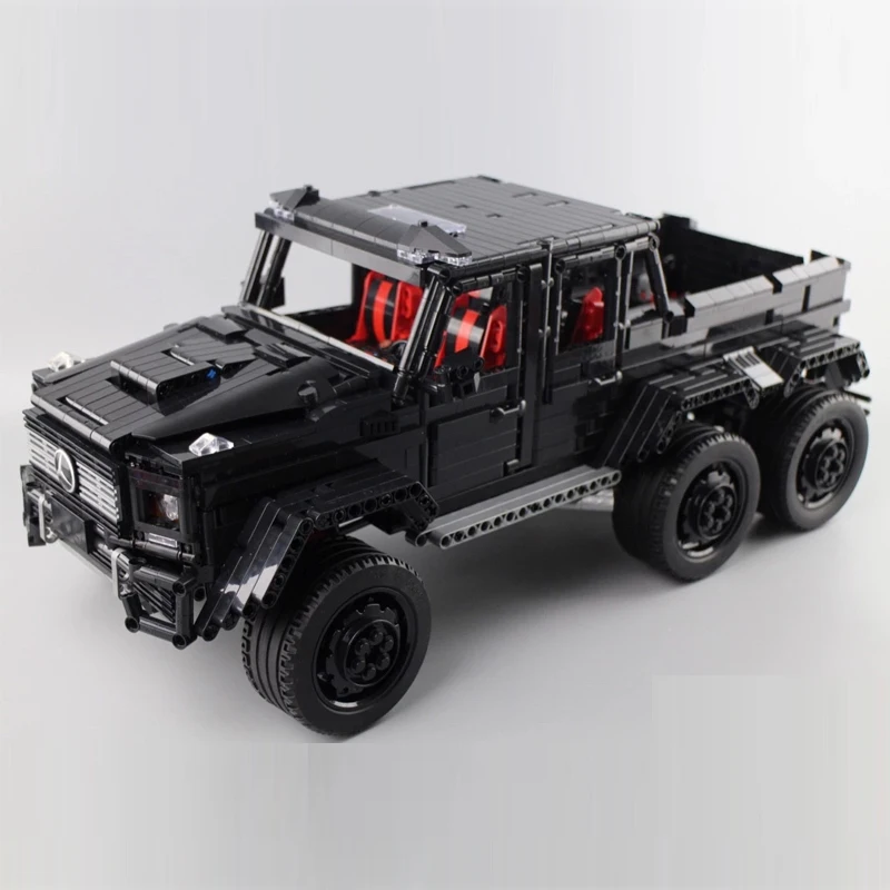 AMG G63 двигатель RC масштаб 1:8 BEnz 6X6 совместимый Technic MOC строительные lepinbricks блоки кирпичи обучающая модель игрушки подарки