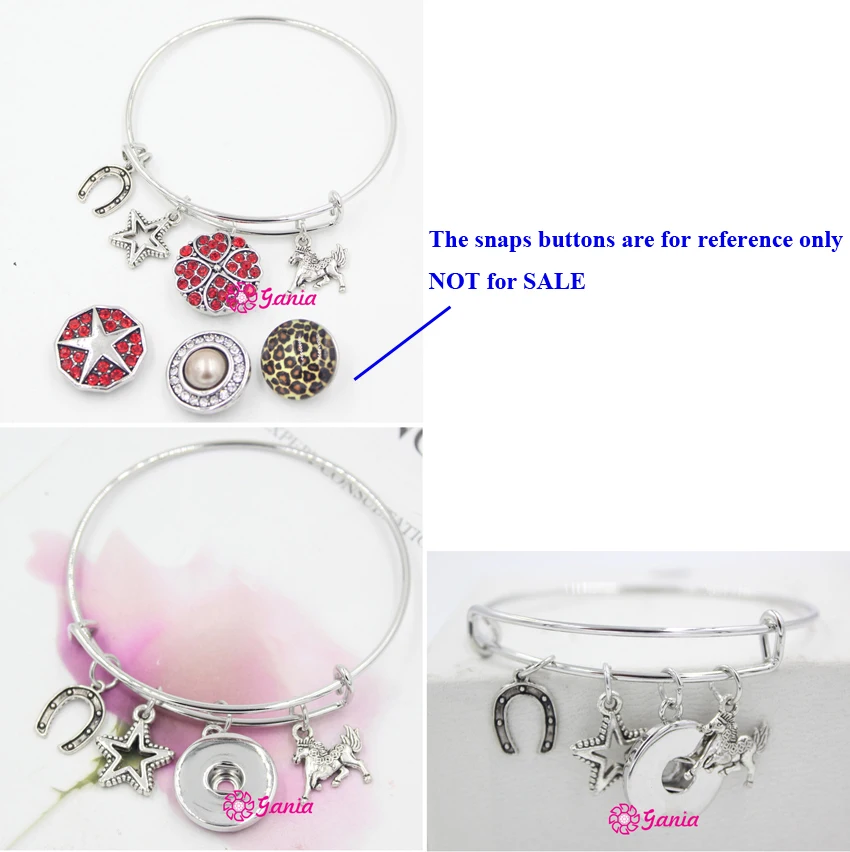 10 шт. оптовая продажа сменный защелкивающийся ювелирный Расширяемый Браслет