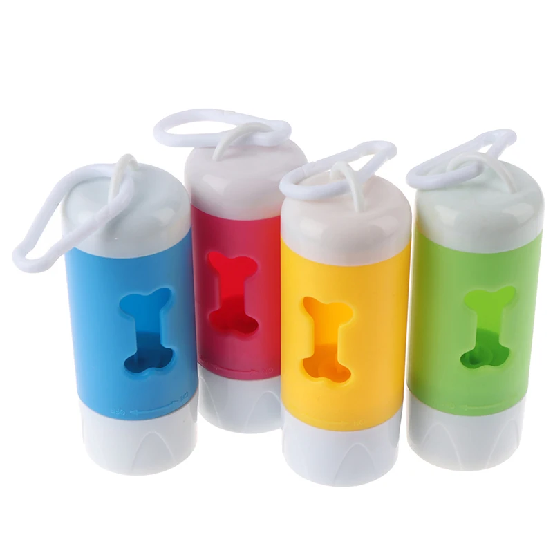 Дозатор для собачьего уборки светильник легкий светодиодный диспенсер отходов