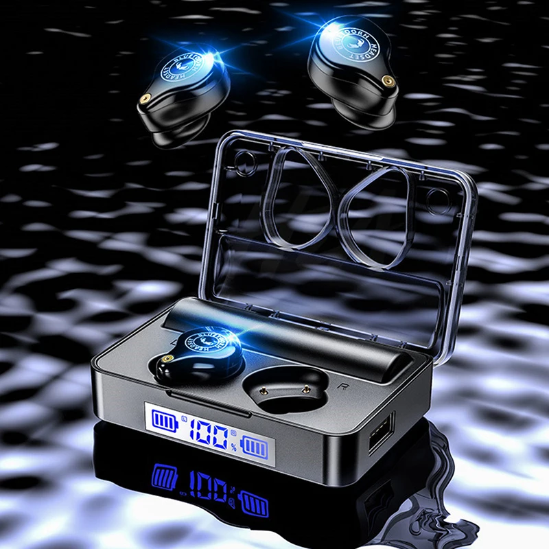 Беспроводные Мини Bluetooth наушники IPX7 водонепроницаемые с сенсорным управлением TED