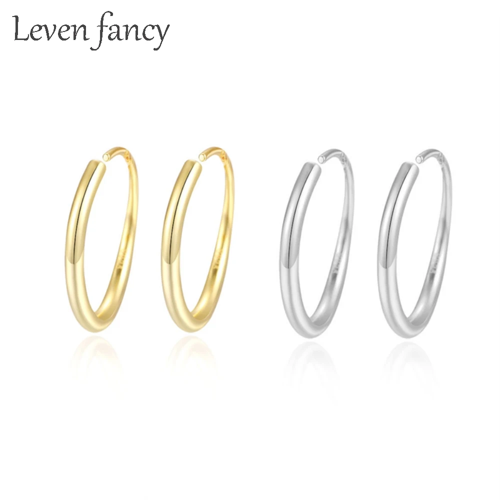 

925 Sterling Silver Open Circle Endless Hoop Earrings Delicate Everyday Jewelry Heavy Duty 23mm Diameter Circle Earrings