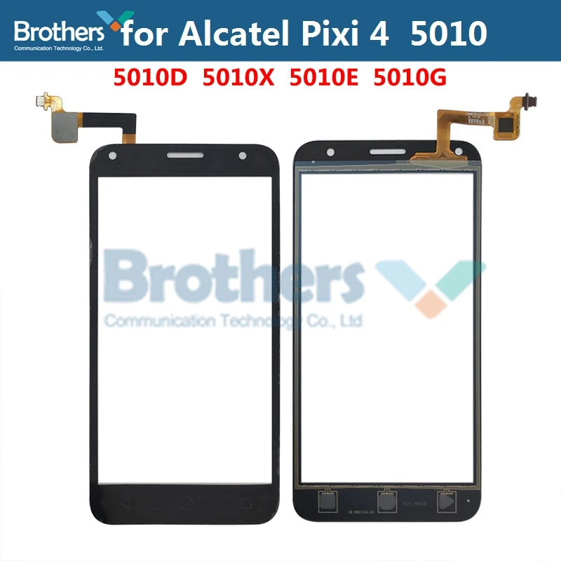 Дигитайзер сенсорного экрана для Alcatel Pixi 4 5010D 5010X 5010E 5010G, переднее Сенсорное стекло, сенсорная панель, запчасти для телефона, замена, тест-топ