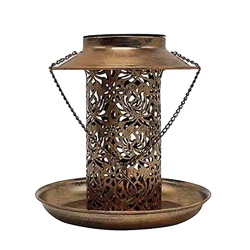 

Fashionable and durable Solar Wild Bird Feeder, Hanging Feeder Of Outdoor Solar Bird House With Hook, Is A Gift For Bird Lovers