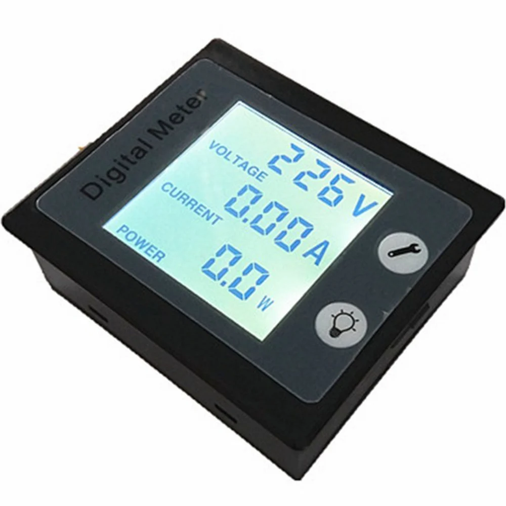 AC 80 260V 100A цифровая панель дисплея Вольтметр Амперметр Мощность датчик