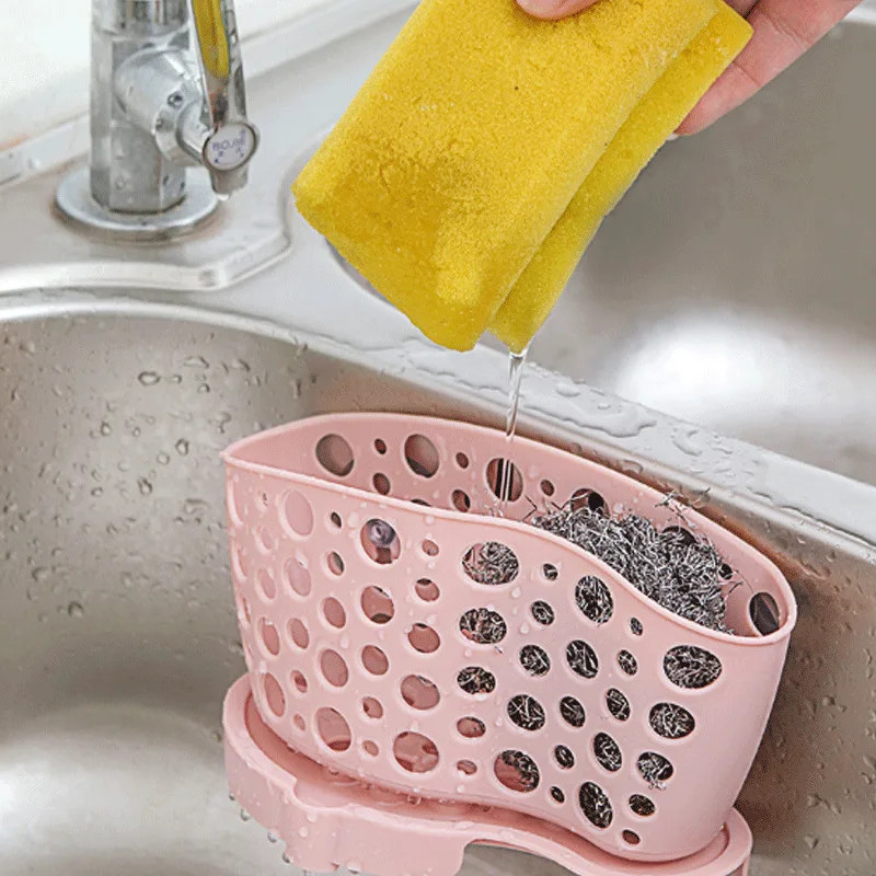 Кухонная подвесная корзина для хранения двойной мойки мешок Слива губка