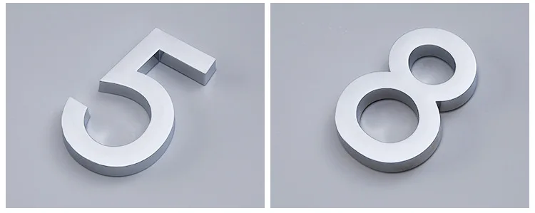 70 мм номер дома буквы большая современная дверь Алфавит открытый