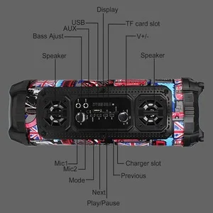 Портативная Bluetooth колонка 15 Вт Hi Fi FM радио K TV 3D звуковое устройство беспроводная
