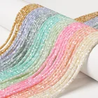 Натуральные бусины Heishi, маленькие бусины в форме груши, окрашенные Круглые бусины, для самостоятельного изготовления ювелирных изделий