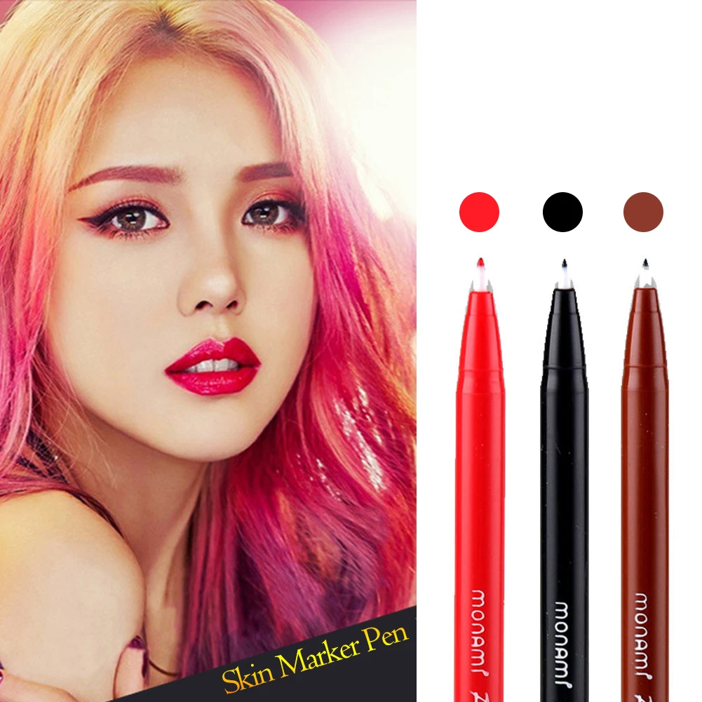 Полуперманентная тату маркировка для бровей губ позиционирующая ручка маркер