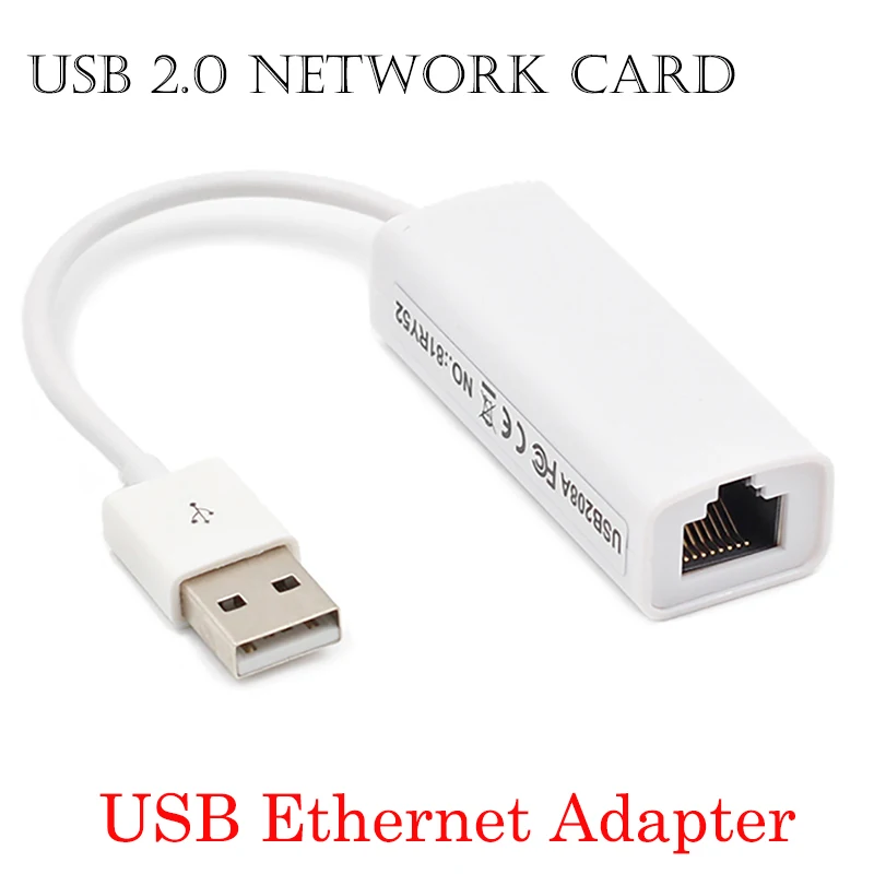 Сетевой адаптер USB к RJ45 Ethernet Lan для ПК ноутбука Windows Mac ChromeOS Linux Сетевая карта 100Mbp Plug