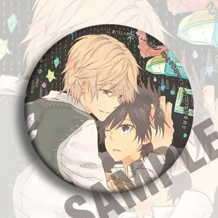 

9pcs/1lot Anime Hitorijime My Hero Figure 5002 Badges Round Brooch Pin Gifts Kids Toy