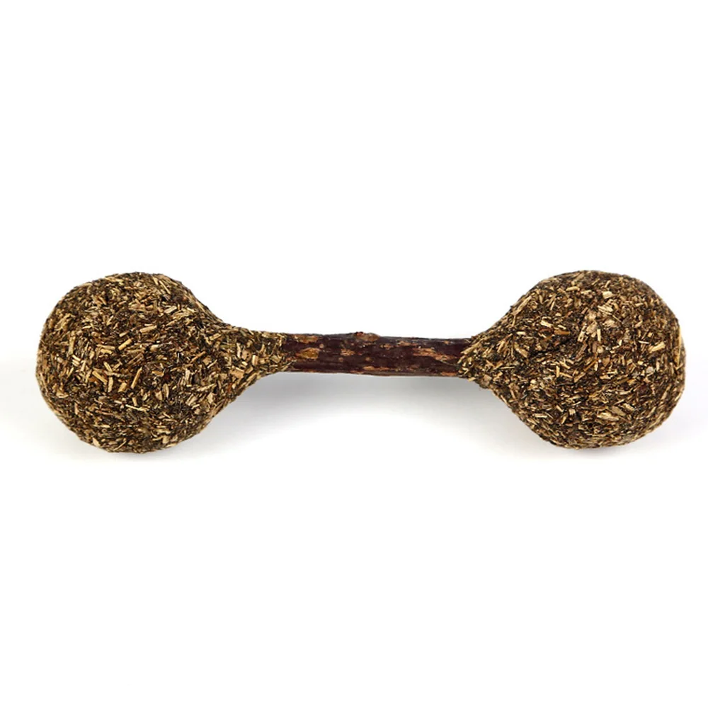 Натуральные кошачьи мячи для кошек очищающие жевания зубов натуральная кошачья