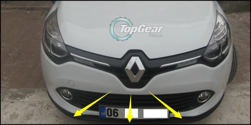 Дефлектор губ для бампера губы Renault Symbol/Thalia/Citium передняя юбка спойлера тюнинга