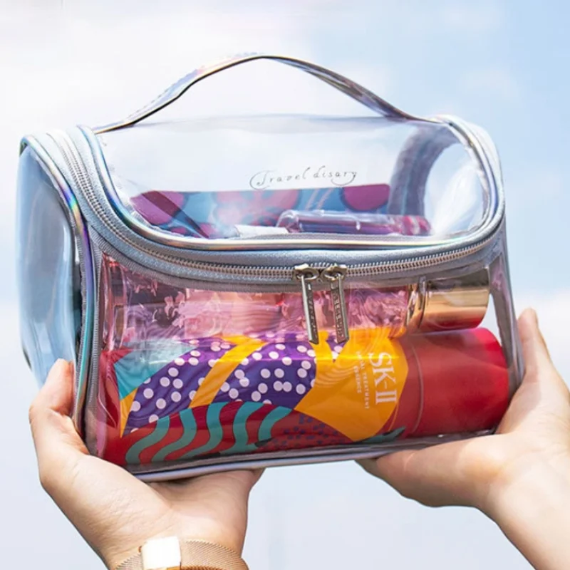 

PVC Travel Organizer Large Capacity Cosmetic Storage Bag Beauty Case Waterproof Toiletry Bag Portable Make Up Pouch Wash Bags