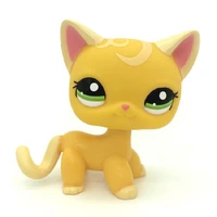 lps pet shop toys real rare persian cat chat persan yellow kitty old original toy free shipping