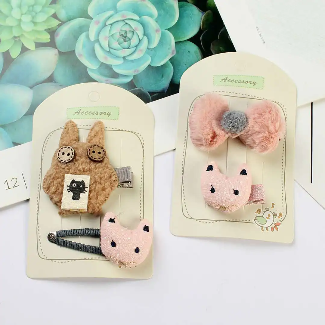 Детская заколка для волос из двух частей Корейская версия маленькой принцессы