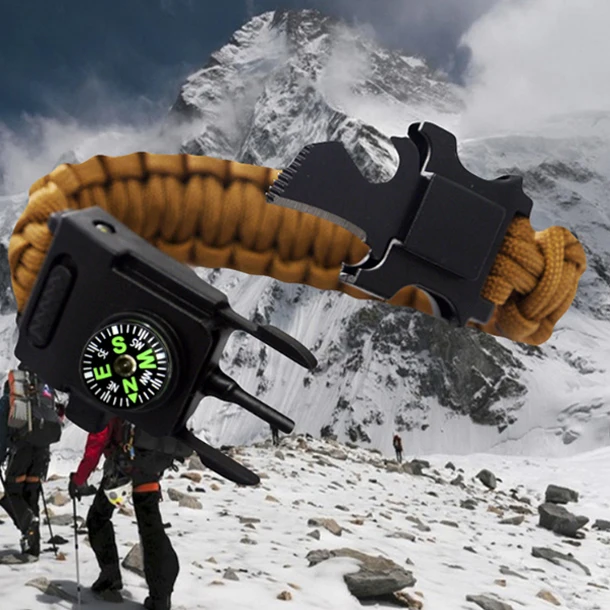 Спасательный Браслет сделай сам наружный Аварийный для выживания спасательное