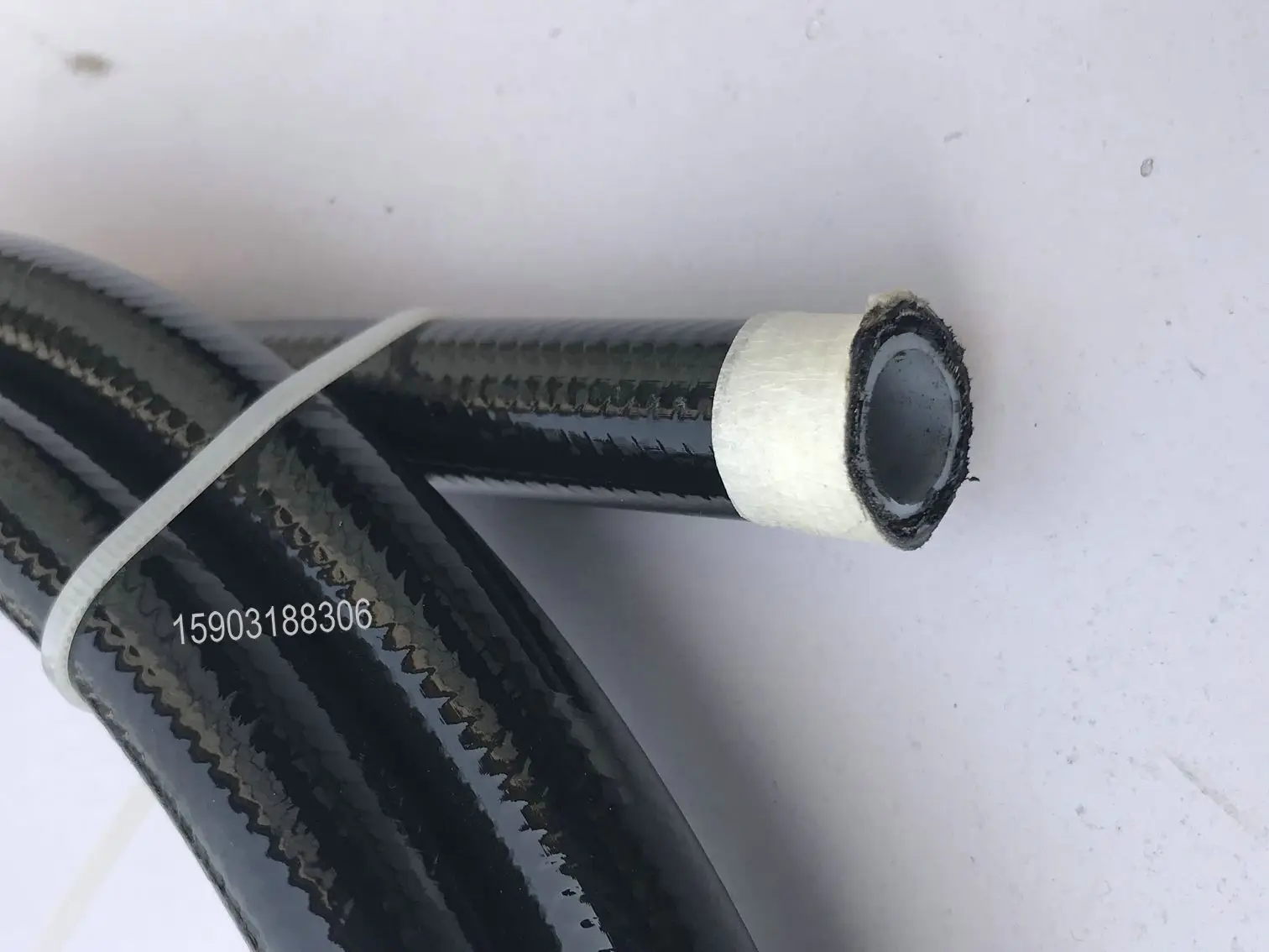 

PU Coated AN-6 Stainless Steel Braided E85 AN6 PTFE inner Oil Line Fuel Hose 1M