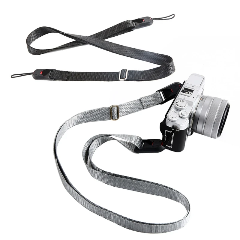 Универсальный ремешок для цифровой камеры регулируемый шейный SLR быстросъемный