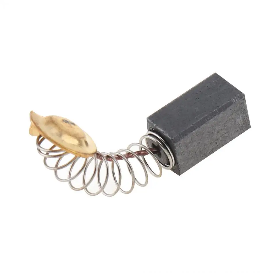 Аксессуары для дрели 10 шт. миниатюрные черные карбоновые щетки с пружиной 20 мм и