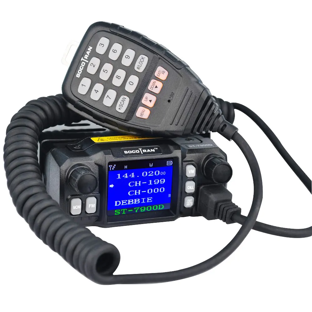 Enlarge SOCOTRAN ST-7900D Quad Band Quad-Standby car radio 136-174MHz/220-270MHz/350-390MHz/400-480MHz 200CH Mobile Radio