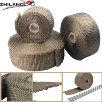 thermal wrap 5cm5m10m15m motorcycle exhaust pipe sound insulation heat insulation and anti scald belt tosend cable tie