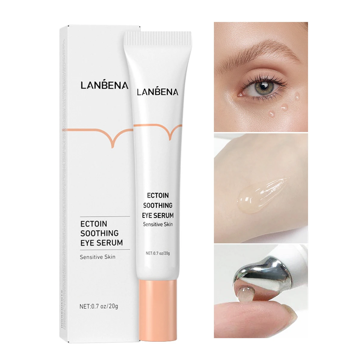 

LANBENA Remove Dark Circles Puffiness Eye Cream Moisurizing Anti Wrinkles Remove Eye Bags Under Eyes Anti-aging Eye Care Cream