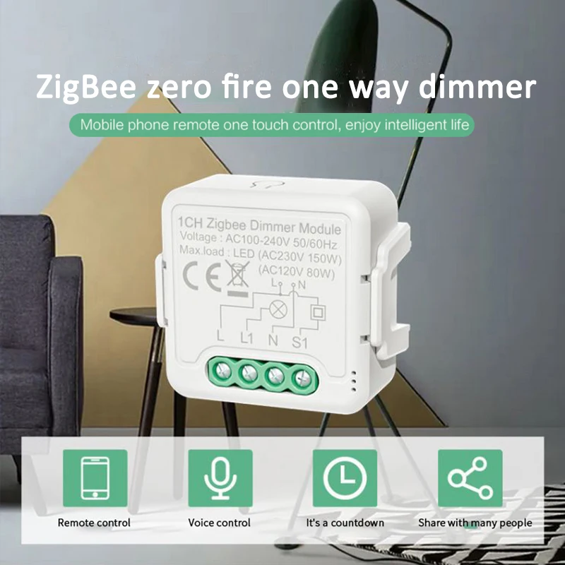 Регулятор света Tuya Zigbee 3 0 двухсторонний выключатель Google Assistant Alexa Echo | Электроника