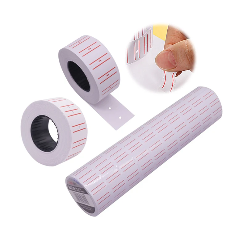 10 рулонов стандартная Наклейка 22*12 мм для магазинов дома студентов школ офисов