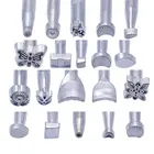 Инструмент для печати на коже инструменты для изготовления седла резьба по коже штампы для рукоделия штамповка твердый металлический инструмент для печати