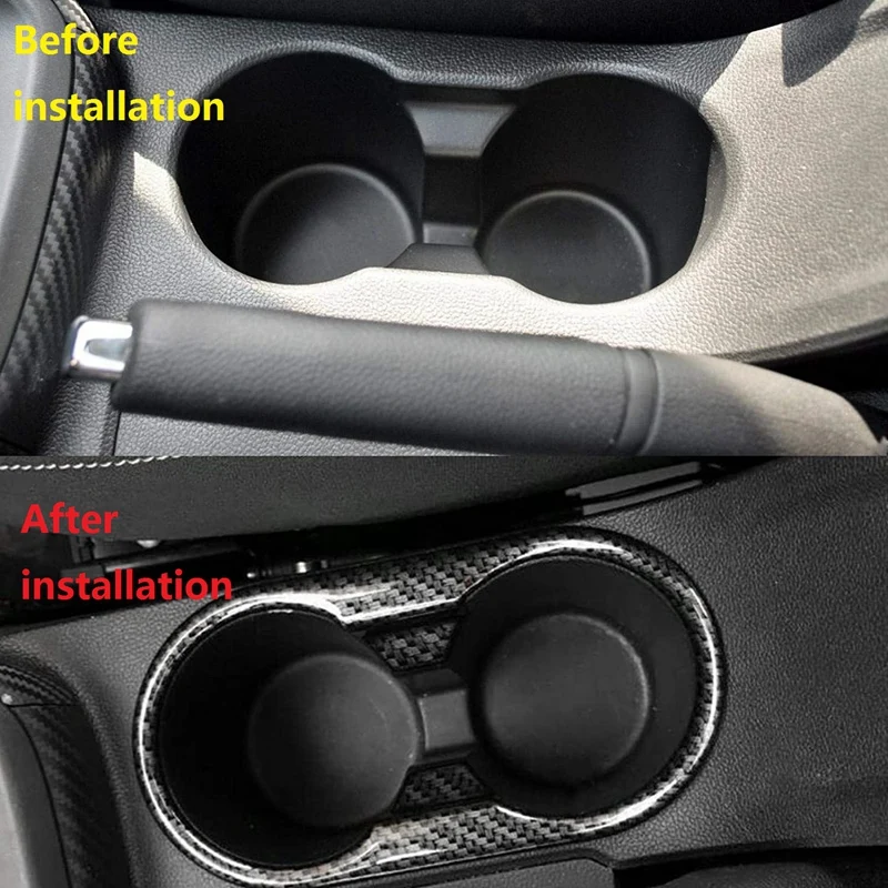 1 шт. автомобиль передняя рамка держателя стакана воды декоративная крышка